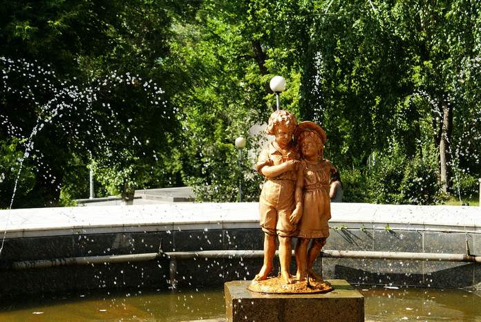 Самара фонтан в Струковском саду